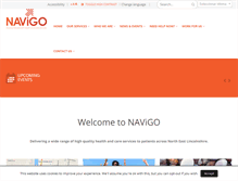 Tablet Screenshot of navigocare.co.uk